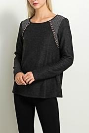  Inlay Piping Sweater