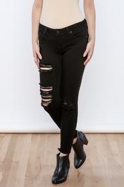  Black Frey Hem Jeans