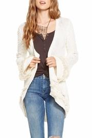  Bell-sleeve Open Cardigan