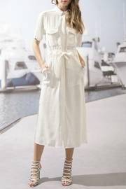  Button Front Midi Dress