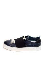  Navy Leather Sneaker