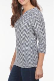  Notched Collar Top