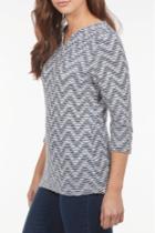  Notched Collar Top