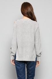  Button Sleeve Sweater