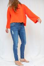  Chenille Bell Sweater