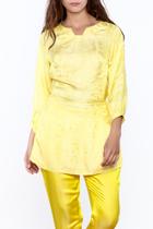  Puff Midi Sleeves Blouse