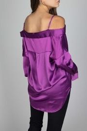  Purple Satin Top