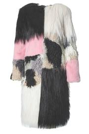  Patchwork Fur Coat