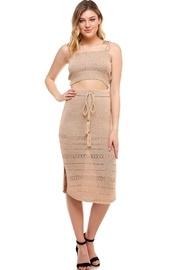  Knit Midi Skirt