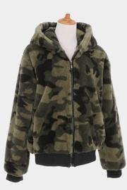 Camo Fur Hoodie