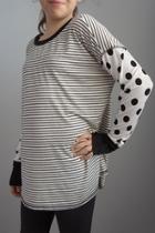  Stripes Polka-dot Top