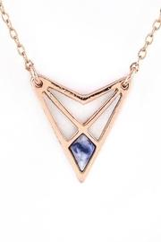  Geometric Triangle Necklace