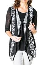  Layered Look Cardigan