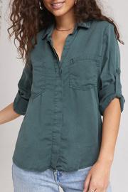  Split Back Button Down