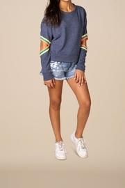  Elbow Cropped Sweatshirt