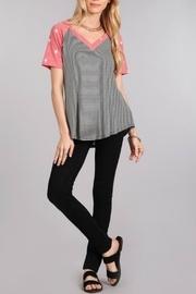  Stars-and-stripes V-neck Tee