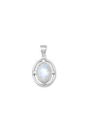  Sterling Moonstone Pendant