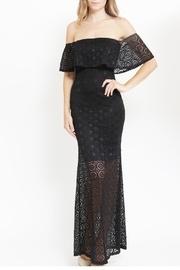  Off Shoulder Lace Long Dress