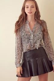  Leopard Long-sleeve Top