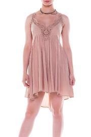  Crochet Details Dress