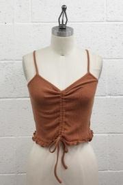  Pleated Crop Top