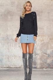  Navy Fine Knit Sweater