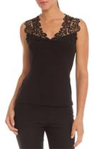  V-neck Reversible Lace Tank