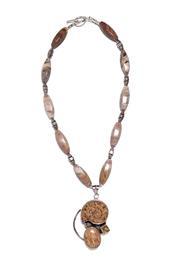  Ammonite Citrine Necklace