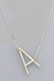  Tilted Inital Necklace
