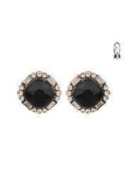  Black Clip On Earring