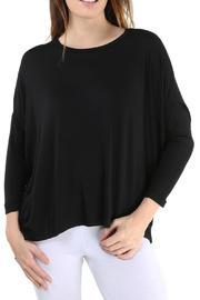  Black Oversized Top