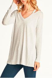  Knitted V Neck Top