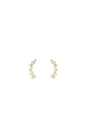  Baguette Climber Earrings