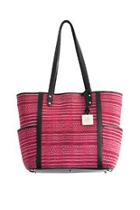  Red Ikat Woven Bag