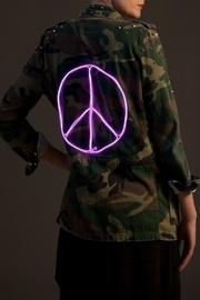  Neon Peace-sign Jacket