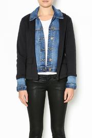  Denim Knit Jacket