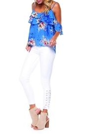  Off-shoulder Ruffle Blouse