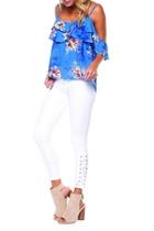  Off-shoulder Ruffle Blouse