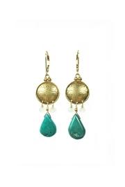  Turquoise Moonstone Earrings