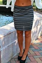  Gray Pixel Skirt