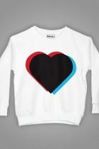  3d Heart Sweatshirt