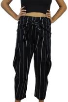  Black Striped Pants
