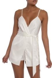 White Satin Romper