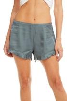  Silky Ruffle Shorts