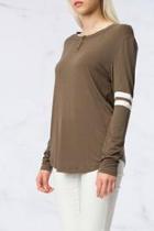  Olive To It Long Sleeve Top