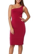  Merisa Burgandy Dress