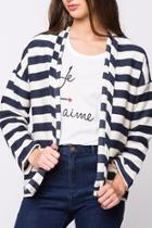  Striped Jersey Jacket