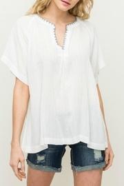  V-neck Pullover Top
