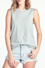  Take It Easy Embroidered Tank
