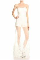  White Romper Dress